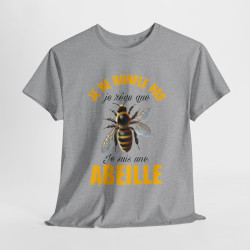 Tee Shirt Abeille Rêve Dormeur Apiculteur Idée cadeau humour amusant drôle fun pour Homme et Femme