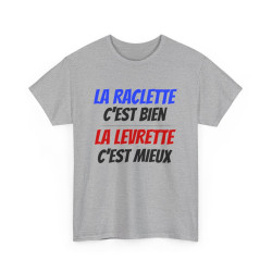 Tee shirt Humour Levrette Raclette  idée cadeau humour Drôle amusant pour homme et femme
