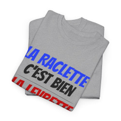 Tee shirt Humour Levrette Raclette  idée cadeau humour Drôle amusant pour homme et femme