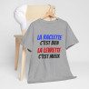 Tee shirt Humour Levrette Raclette  idée cadeau humour Drôle amusant pour homme et femme