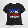 Tee shirt Humour Levrette Raclette idée cadeau drôle amusant pour homme et femme