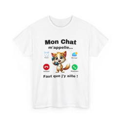 Tee Shirt Mon Chat...