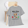 Tee Shirt Mon Chat M'appelle, Il Faut que J'y aille idée cadeau humour animal drôle pour homme et femme