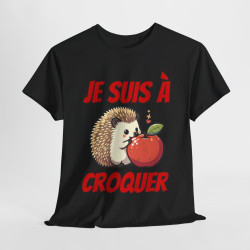 Tee shirt herisson animal idee cadeau humour drôle homme ou femme