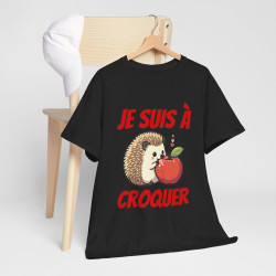 Tee shirt herisson animal idee cadeau humour drôle homme ou femme