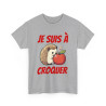 Tee shirt herisson animal idee cadeau humour drôle homme ou femme
