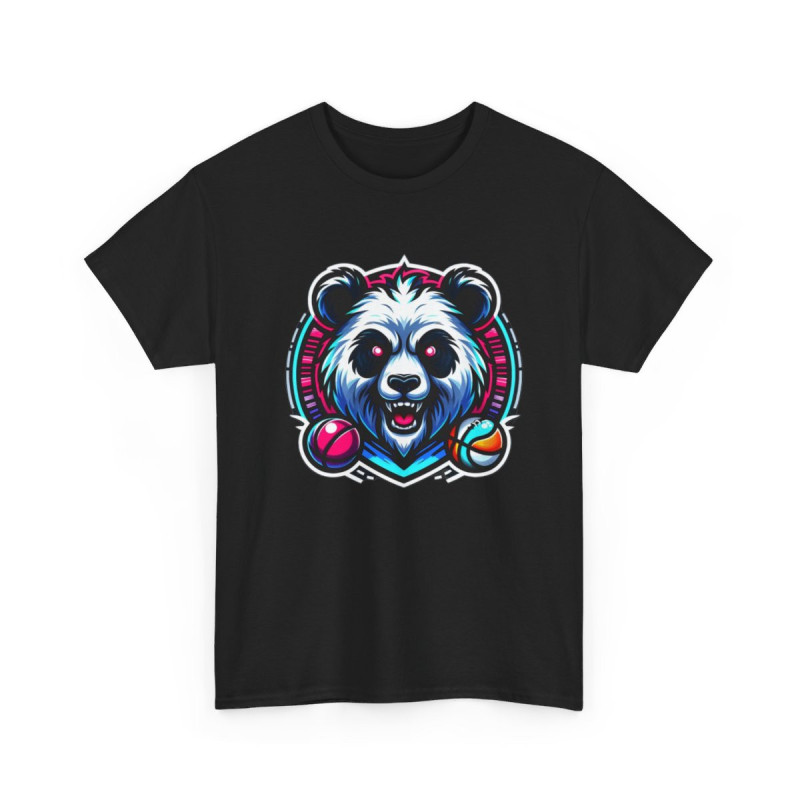 Tee Shirt Design Panda animal esport idée cadeau anniversaire t shirt panda - Homme ou Femme