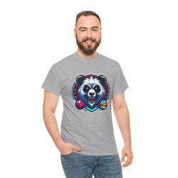 Tee Shirt Design Panda animal esport idée cadeau anniversaire t shirt panda - Homme ou Femme