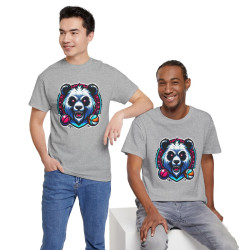 Tee Shirt Design Panda animal esport idée cadeau anniversaire t shirt panda - Homme ou Femme