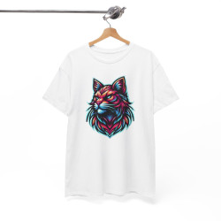 Tee Shirt Design Chat animal animaux Coloré - Homme ou Femme t shirt chat