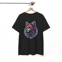 Tee Shirt Design Chat animal animaux Coloré - Homme ou Femme t shirt chat