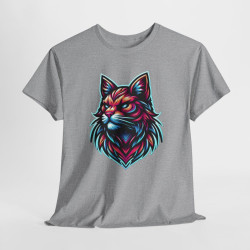 Tee Shirt Design Chat animal animaux Coloré - Homme ou Femme t shirt chat
