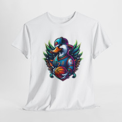 Tee Shirt Canard animal animaux idée cadeau Basket Logo esport - Homme/Femme