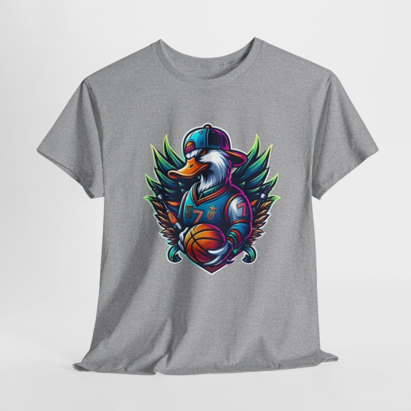 Tee Shirt Canard animal animaux idée cadeau Basket Logo esport - Homme/Femme