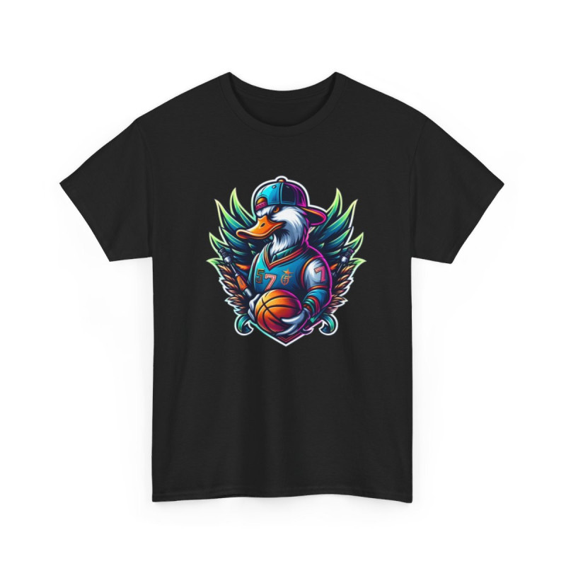 Tee Shirt Canard animal animaux idée cadeau Basket Logo esport - Homme/Femme