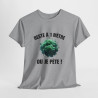 Tee-Shirt Reste à un Mètre ou Je Pète  idée cadeau humour drôle amusant pour  Homme ou Femme