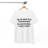 Tee-Shirt Homme Mode Économie d'Énergie - Pas Paresseux idée cadeau humour drole