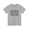 Tee-Shirt Homme Mode Économie d'Énergie - Pas Paresseux idée cadeau humour drole