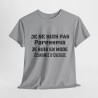 Tee-Shirt Homme Mode Économie d'Énergie - Pas Paresseux idée cadeau humour drole