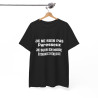 Tee Shirt Noir Homme Mode Économie d'Énergie - Pas Paresseux idée cadeau humour drole