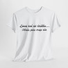 Tee-Shirt Lève Toi et Brille... Mais Pas Trop Tôt idée cadeau citation humour drole pour homme et femme