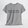 Tee-Shirt Lève Toi et Brille... Mais Pas Trop Tôt idée cadeau citation humour drole pour homme et femme