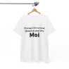 Tee Shirt Humour Pourquoi Être Normal Quand On Peut Être Moi idée cadeau amusant drole pour homme et femme