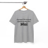 Tee Shirt Humour Pourquoi Être Normal Quand On Peut Être Moi idée cadeau amusant drole pour homme et femme