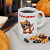 Mug Tasse Personnalisable Prénom Texte animal animaux Chat Qui Dab pour enfant et adulte