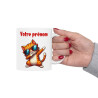 Mug Tasse Personnalisable Prénom Texte animal animaux Chat Qui Dab pour enfant et adulte