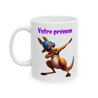 Mug Personnalisable Prénom Texte animal Kangourou Qui Dab enfant/adulte