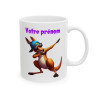 Mug Personnalisable Prénom Texte animal Kangourou Qui Dab enfant/adulte