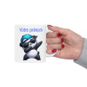 Mug Personnalisable Personnalisé Prénom Texte animal animaux Panda Qui Dab pour enfant et adulte