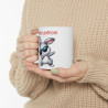 Mug Personnalisable Personnalisé Prénom Texte animal animaux  Lapin Qui Dab pour enfant et adulte