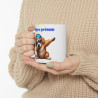 Mug Personnalisable Prénom Texte animaux animal Chien Qui Dab pour enfant et adulte