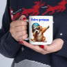 Mug Personnalisable Prénom Texte animaux animal Chien Qui Dab pour enfant et adulte