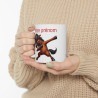 Mug Personnalisable personnalisé Prénom Texte animal animaux  Cheval Qui Dab pour enfant et adulte