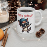 Mug Personnalisable Personnalisé Prénom Texte animal animaux Loup Qui Dab pour enfant et adulte