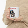 Mug Personnalisable Personnalisé Prénom Texte animal animaux Loup Qui Dab pour enfant et adulte