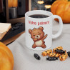 Mug Personnalisable Personnalisé Prénom Texte animal animaux Ours Qui Dab pour enfant et adulte