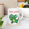 Mug Tasse Personnalisable Personnalisé Prénom Texte animal animaux Crocodile Qui Dab pour enfant et adulte