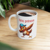 Mug Tasse Personnalisable Personnalisé Prénom Texte animal animaux Poule Qui Dab pour enfant et adulte