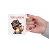 Mug Tasse Personnalisable Personnalisé Prénom Texte animal animaux Renard Qui Dab pour enfant et adulte