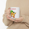 Mug Personnalisable Personnalisé Prénom Texte animal animaux Canard Qui Dab pour enfant et adulte