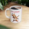 Mug tasse Personnalisable Personnalisé Prénom Texte animal animaux Girafe Qui Dab pour enfant et adulte