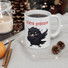 Mug Tasse Personnalisable Personnalisé Prénom Texte animal animaux Corbeau Qui Dab pour enfant et adulte