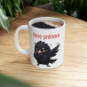 Mug Tasse Personnalisable Personnalisé Prénom Texte animal animaux Corbeau Qui Dab pour enfant et adulte