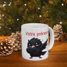 Mug Tasse Personnalisable Personnalisé Prénom Texte animal animaux Corbeau Qui Dab pour enfant et adulte
