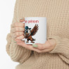 Mug Tasse Personnalisable Personnalisé Prénom Texte animal animaux Aigle Qui Dab pour enfant et adulte