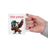 Mug Tasse Personnalisable Personnalisé Prénom Texte animal animaux Aigle Qui Dab pour enfant et adulte